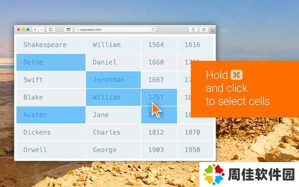 Copytables Mac截图